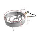 Ver imagem 2 de Fogareiro Multiuso 12 Caulins com Borda Corta Vento 35 Cm
