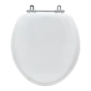 Ver imagem 1 de Tampa de Vaso Almofadada Convencioanal | Oval | Universal | 1.6gpf 6lpf Branco para bacia Deca