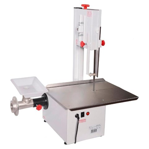 Serra Fita Bigolar 1,80m Inox com Moedor Boca 9 1/2CV Bivolt