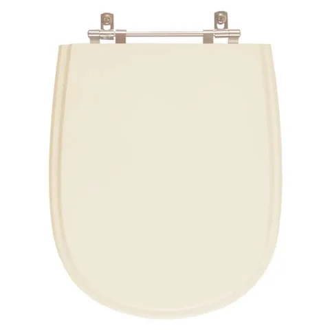 Tampa de Vaso Poliester Paris Bege Claro para bacia Ideal Standard