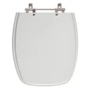 Ver imagem 1 de Assento Sanitário Poliester com Amortecedor Laguna Cinza para Vaso Hervy