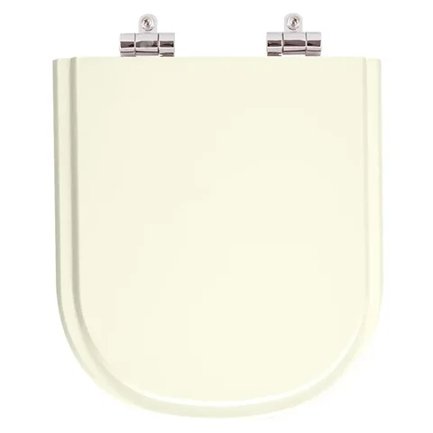 Assento Sanitário Poliester com Amortecedor Life Pergamon (Bege Claro) para Vaso Celite