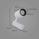Ver imagem 2 de Kit Trilho Eletrificado 1 M Branco + 4 Spot 10w 3000k St247