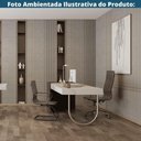 Ver imagem 7 de Kit 2 Cadeiras Escritório Manhattan Black Esteirinha Presidente Fratini Pu Preto Base Rodízio