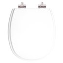 Ver imagem 1 de Assento Sanitário com Amortecedor Aspen Branco para Vaso Deca