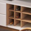 Ver imagem 7 de Rack Bancada Decorativa 180cm Sancho Off White/Freijó G73 - Gran Belo