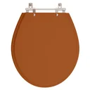 Ver imagem 1 de Assento Sanitário Poliester com Amortecedor Izy Caramelo para bacia Deca