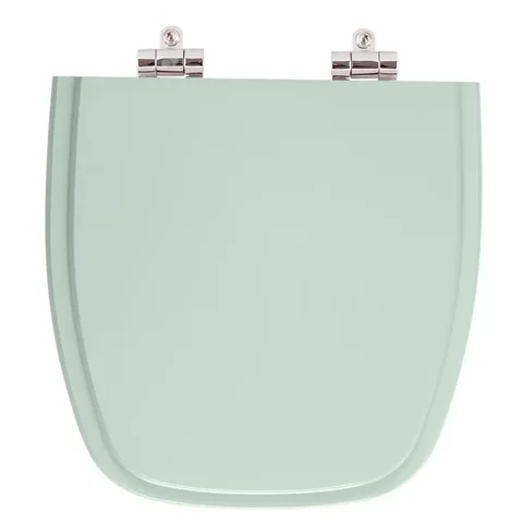 Assento Sanitário Poliester com Amortecedor Fit Verde Água para Vaso Celite