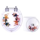 Ver imagem 1 de Tampa de Vaso e Lixeira Decorada Fundo do Mar