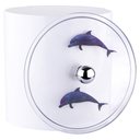 Ver imagem 3 de Tampa de Vaso e Lixeira Decorada Golfinhos do Mar