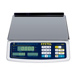 Balança Systel Clipse Branca 15kg - Bateria - 1