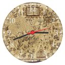 Ver imagem 1 de Relógio De Parede Mapa Mundo Harry Potter Decorações Interiores Quartz Silencioso