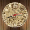 Ver imagem 2 de Relógio De Parede Mapa Mundo Harry Potter Decorações Interiores Quartz Silencioso
