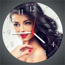 Ver imagem 2 de Relógio De Parede Salão De Beleza Cabeleleira Manicure Moda Maquiagem Fashion Hair Decorações