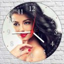 Ver imagem 3 de Relógio De Parede Salão De Beleza Cabeleleira Manicure Moda Maquiagem Fashion Hair Decorações