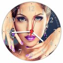 Ver imagem 4 de Relógio De Parede Salão De Beleza Cabeleleira Manicure Moda Maquiagem Fashion Hair Decorações