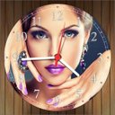 Ver imagem 2 de Relógio De Parede Salão De Beleza Cabeleleira Manicure Moda Maquiagem Fashion Hair Decorações