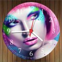 Ver imagem 4 de Relógio De Parede Salão De Beleza Cabeleleira Manicure Moda Maquiagem Fashion Hair Decorações