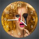 Ver imagem 4 de Relógio De Parede Salão De Beleza Cabeleleira Manicure Moda Maquiagem Fashion Hair Decorações