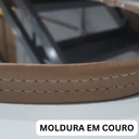 Ver imagem 6 de Espelho Lili Redondo com Moldura e Alça de Couro 30 Cm Reflex