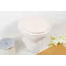 Assento Sanitário Almofadado Flamingo Bege Claro (Biscuit) para Vaso Incepa - 1