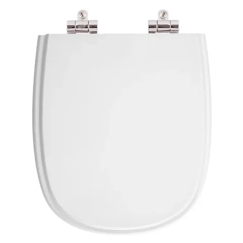 Assento Sanitário Poliester com Amortecedor Paris Branco (Neve) para Vaso Ideal Standard