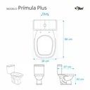 Ver imagem 2 de Tampa de Vaso Poliester Primula Bege | Marfim para bacia Fiori