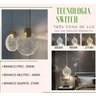 Lustre Luminaria Pendente Lua Cristal Bolhas Led Iluminaçao Casa Quarto Sala Estar Cozinha Casa Loja - 6