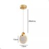 Lustre Luminaria Pendente Lua Cristal Bolhas Led Iluminaçao Casa Quarto Sala Estar Cozinha Casa Loja - 4