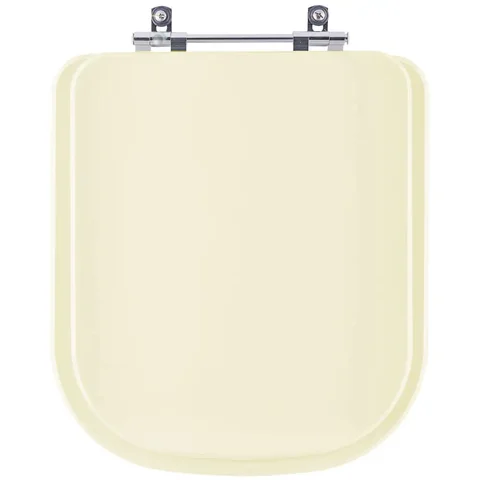 Tampa de Vaso Poliester Quadra Bege | Creme para bacia Deca
