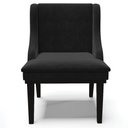 Ver imagem 7 de Kit 6 Cadeiras Decorativas Sala de Jantar Base Fixa de Madeira Firenze Suede Preto G19 - Gran Belo