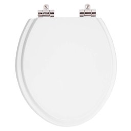 Assento Sanitário Poliester com Amortecedor Azalea Branco para Vaso Celite - 1