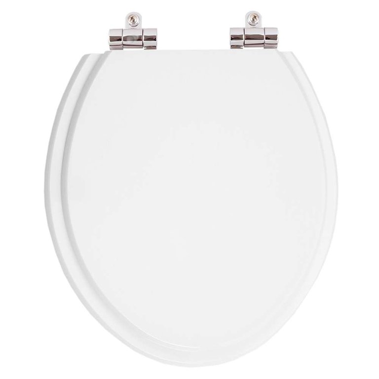 Assento Sanitário Poliester com Amortecedor Azalea Branco para Vaso Celite