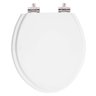 Assento Sanitário Poliester com Amortecedor Azalea Branco para Vaso Celite - 1
