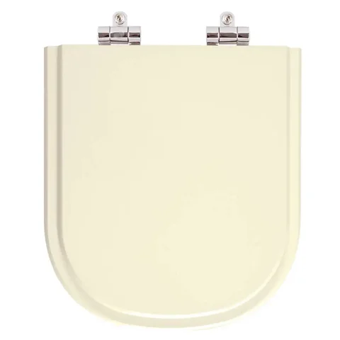 Assento Sanitário Poliester com Amortecedor Vogue Plus Creme para Bacia Deca