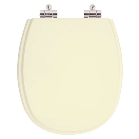 Assento Sanitário com Amortecedor Aspen Creme para Vaso Deca