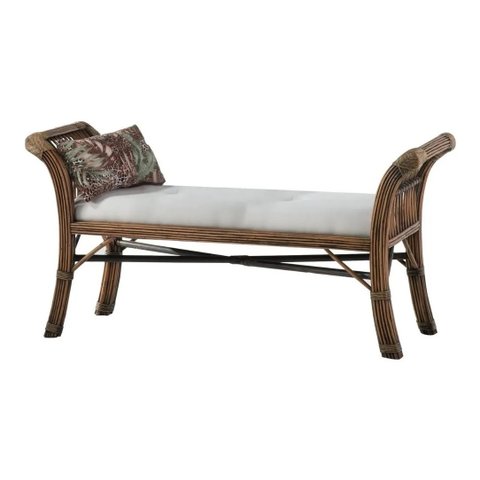 Banqueta Leque Em Madeira 66x132x47cm Vime Nadal