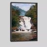 Quadro Reprodução Cascata Do Votorantim 63x95 Moldura Preta - 1
