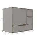 Ver imagem 4 de Gabinete para Banheiro 801 Prime Yescasa Cimento/Cimento