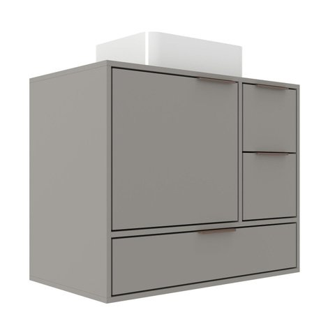 Gabinete para Banheiro 801 100% Mdf Bp Prime Yescasa