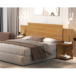 Cabeceira Regulável Áustria Versátil 100% Mdf Várias Cores: Nature - 1