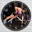 Ver imagem 4 de Relógio De Parede Fitness Academias Pilates Musculação Ginástica Quartz
