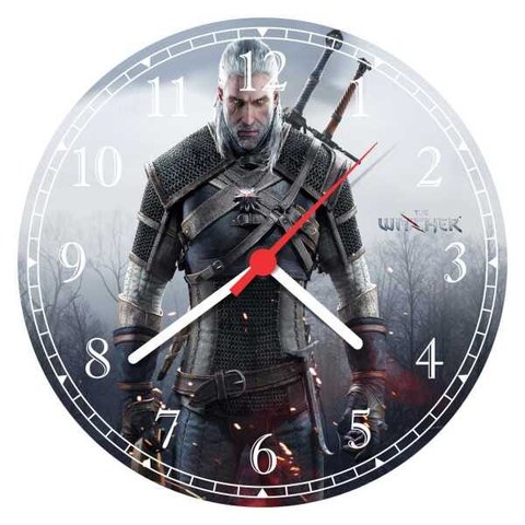 Relógio De Parede The Witcher Games Jogos Quartz