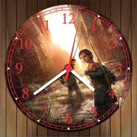 Relógio De Parede The Last Of Us Games Jogos Quartz