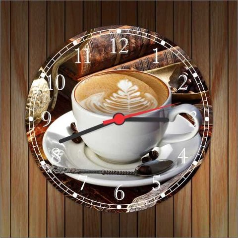 Relógio De Parede Cafeterias Padarias Café Gourmet Decorações