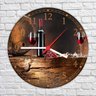 Relógio De Parede Vinhos Bar Churrasqueiras Adegas Gourmet Quartz Decorar - 4
