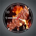 Ver imagem 4 de Relógio De Parede Carne Assada Churrasco Churrascaria Restaurantes Food Gourmet Quartz