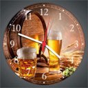 Ver imagem 4 de Relógio De Parede Cerveja Chop Bebidas Bar Churrasqueiras Gourmet Quartz Decorar