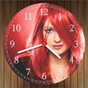 Ver imagem 3 de Relógio De Parede Salão De Beleza Cabeleleira Manicure Moda Maquiagem Fashion Hair Decorações