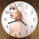 Ver imagem 1 de Relógio De Parede Salão De Beleza Cabeleleira Manicure Moda Maquiagem Fashion Hair Decorações